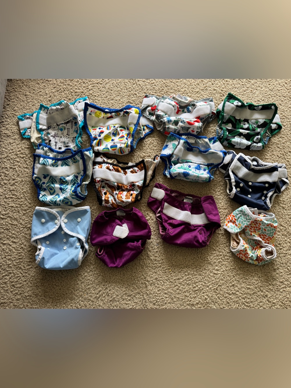 Lot Thirsties duo wrap Cloth Diapers